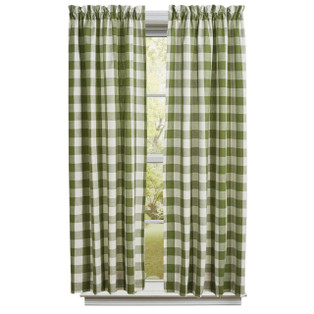 Wicklow Check Sage Panels - 72x63 - 762242010161