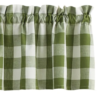 Wicklow Check Sage Valance - 72x14 - 762242010208