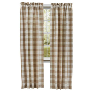 Wicklow Check Natural Panels - 72x84 - 762242015210