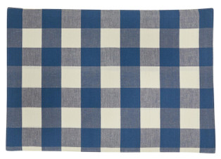 Wicklow Check China Blue Placemats - Backed Set of 6 - 762242021341