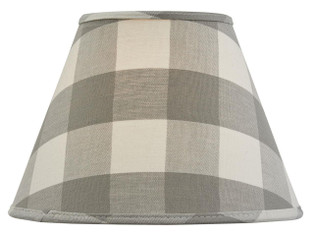 Wicklow Check Dove Lamp Shade - 12" - 762242022188
