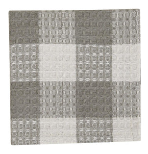 Wicklow Check Dove Dishcloths - Set of 6 - 762242021891