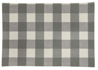 Wicklow Check Dove Placemats - Backed Set of 6 - 762242021358