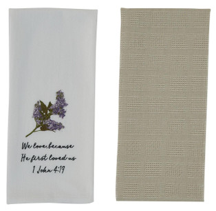 We Love Because Dishtowels - Set of 2 - 762242026148