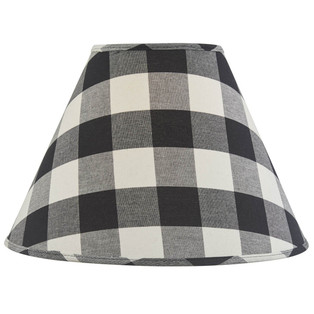Wicklow Check Lampshades - Black & Cream - 762242022133