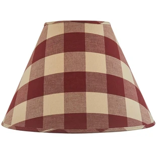 Wicklow Check Lampshades - Garnet - 762242022157