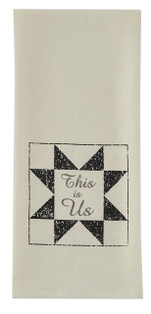 This Is Us Printed Flour Sack Dishtowels - Set of 2 - 762242009240