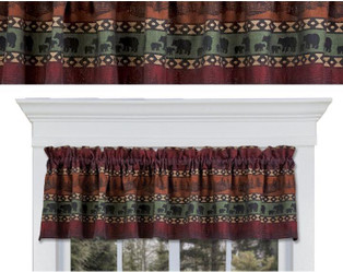 Mountain Bear Curtain Collection -