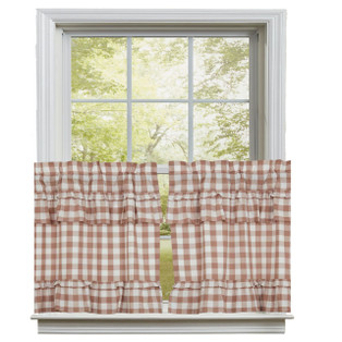 Annie Buffalo Check Portabella Tiers - Ruffled 72x24 - 810055893287