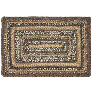 Espresso Jute Placemat - Rectangle 12x18 - 810055892242