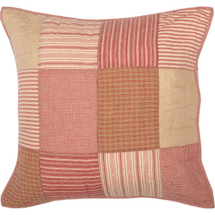 Sawyer Mill Red Pillow Sham - Euro Quilted - 840528180873