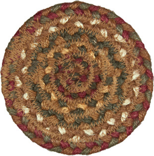 Tea Cabin Jute Coasters - Set of 6 - 840528146381