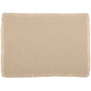 Burlap Vintage Placemats - Set of 6 - 840528170157