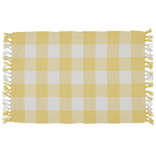 Wicklow Check Yellow Placemats - Set of 6 - 762242036253