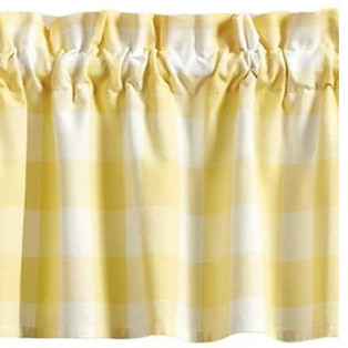 Wicklow Check Yellow Valance - 72x14 - 762242036833
