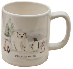 Winterland Peace Mugs - Set of 4 - 762242002005