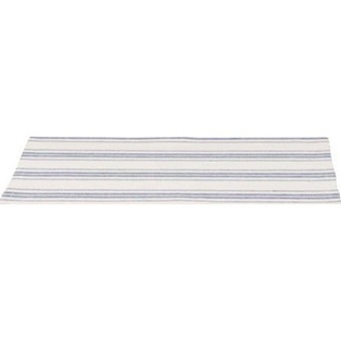 Grain Sack Stripe Colonial Blue Table Runner - 14x45 - 648558030256