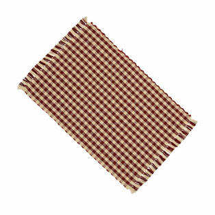 Heritage House Check Red Placemats - Set of 6 - 643934369708