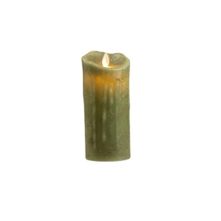 Green Timer Candle - 7" Pillar - 400000685595