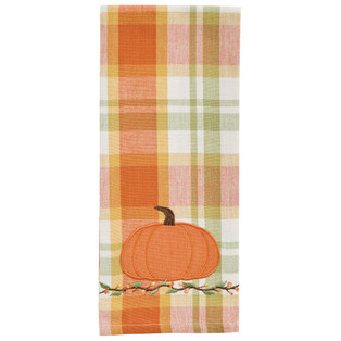 Applique Pumpkin Dishtowel - Set of 2 - 762242057012