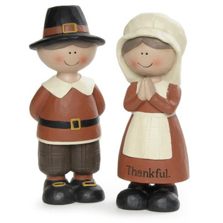 Pilgrims - Set Of 2 6.25 X 2.5 - 809678130879