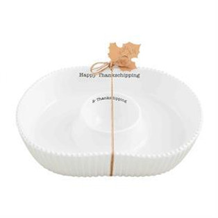 Pumpkin Thanksgiving Chip & Dip Bowl - FINAL SALE - NO RETURNS - 400000687698