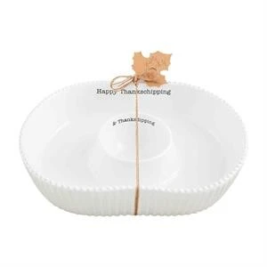 Pumpkin Thanksgiving Chip & Dip Bowl - FINAL SALE - NO RETURNS - 400000687698