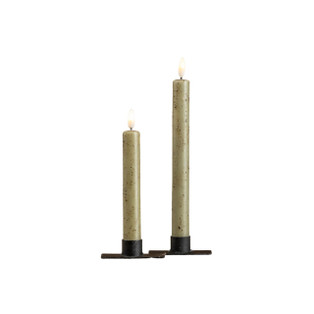 Green Timer Candle - 9.5" Taper 3D - 840132949606
