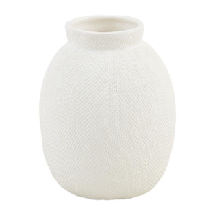 Pressed Textured Vase - Short 8x9 - FINAL SALE - NO RETURNS - 718540887615