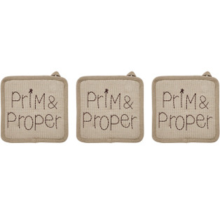 Connell Prim & Proper Pot Holders - Set of 3 - 840233925516