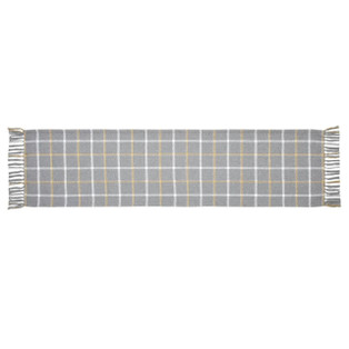 Harvest Blessings Plaid Woven Table Runners -