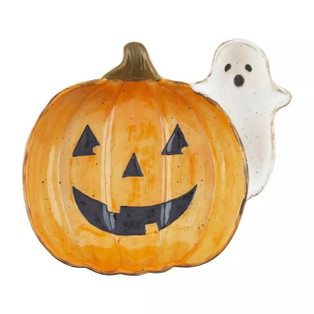 Pumpkin Ghost Chip & Dip Bowl - FINAL SALE - NO RETURNS - 718540775738