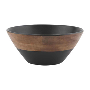 Black Two-Tone Bowl - Small 5x12 - FINAL SALE - NO RETURNS - 400000688053