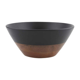 Black Two-Tone Bowl - Large 6x14 - FINAL SALE - NO RETURNS - 400000688060