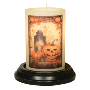 Candle Sleeve - Spooky Fall Jack & Candle Brown Sugar - 844558073969