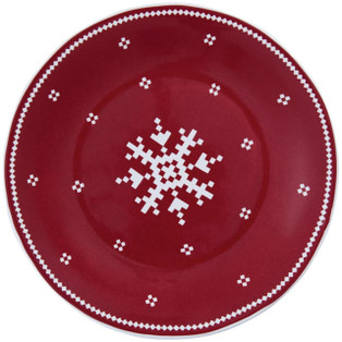 Holiday Fairisle Salad Plates - Set of 4 - 762242068735