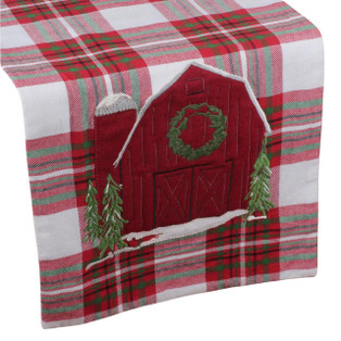 Tree Farm Barn Table Runner - 14x36 - 400000722337