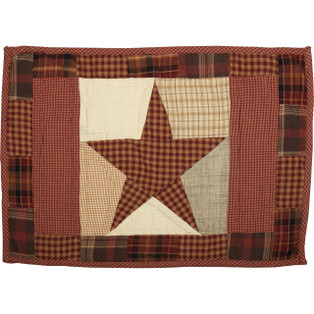 Abilene Star Placemats - Quilted Set of 6 - 840528146626