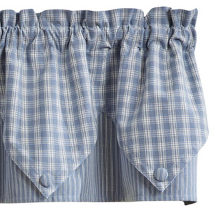 Stafford Dusk Valance - Lined Point 72x15 - 762242073784