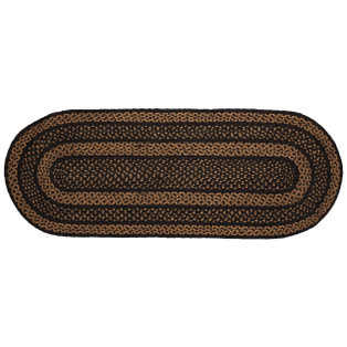 Black & Tan Jute Table Runners -