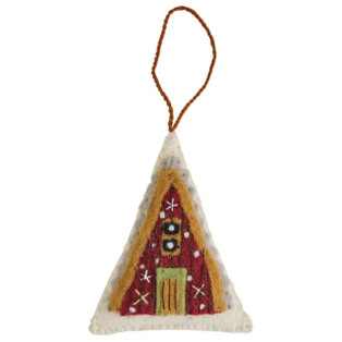Cabin Felt Ornaments - Set of 2 - 762242078253