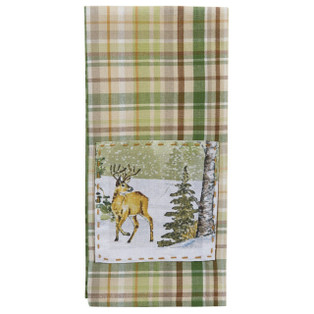 Winter Morning Plaid Decorative Dishtowels - Set of 2 - 762242077942