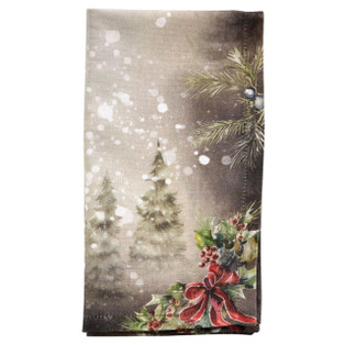 Snow Globe Reindeer Napkins - Set of 6 - 762242078000
