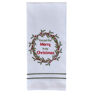 Put The Merry Decorative Dishtowels - Set of 2 - 762242077683