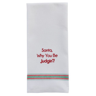 Santa, Why You Be Judgin'? Dishtowels - Set of 2 - 762242079106