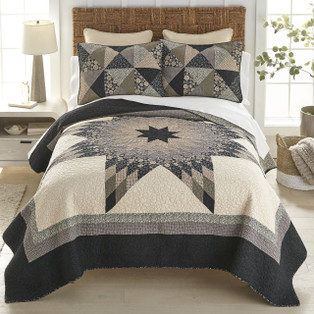 Lexington Star Quilt Set - With Shams -