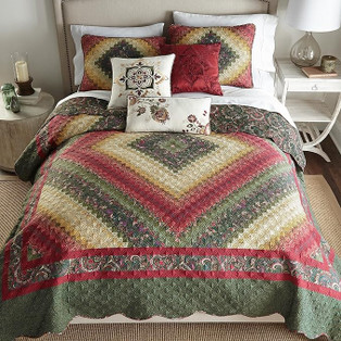 Spice Postage Stamp Quilt -