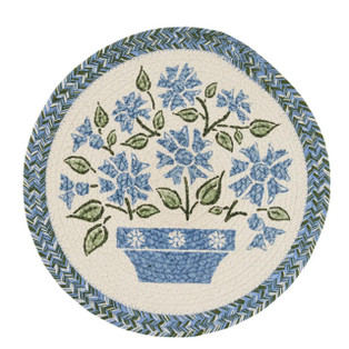 Emmaline Braided Placemats - Round 15" Set of 2 - 762242085282