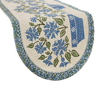 Emmaline Braided Table Runner - Oval 15x36 - 762242085299