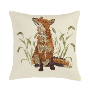 LJ Plaid Fox Pillow - 754069007059